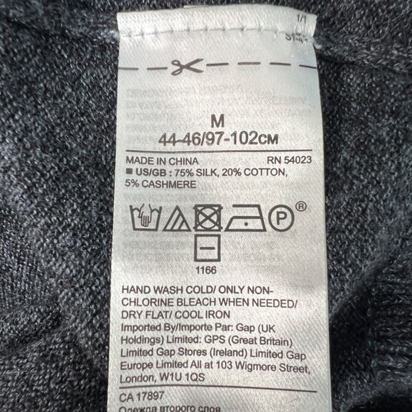 Banana Republic Mens Silk Cotton Cashmere Office Elegant Quiet Luxury Sweater M - Picture 9 of 10